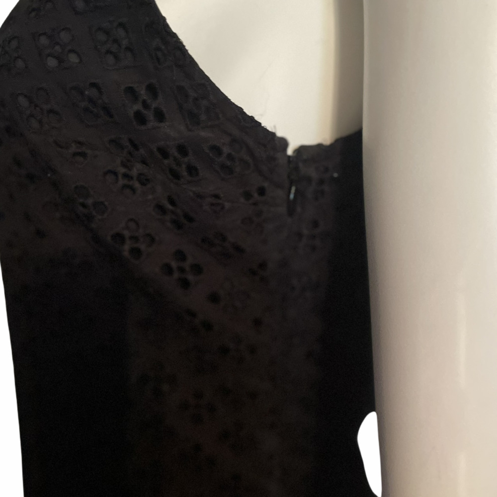 Plenty by Tracy Reece black sleeveless dress s 6, wedding guest, party, cotton - Picture 7 of 8